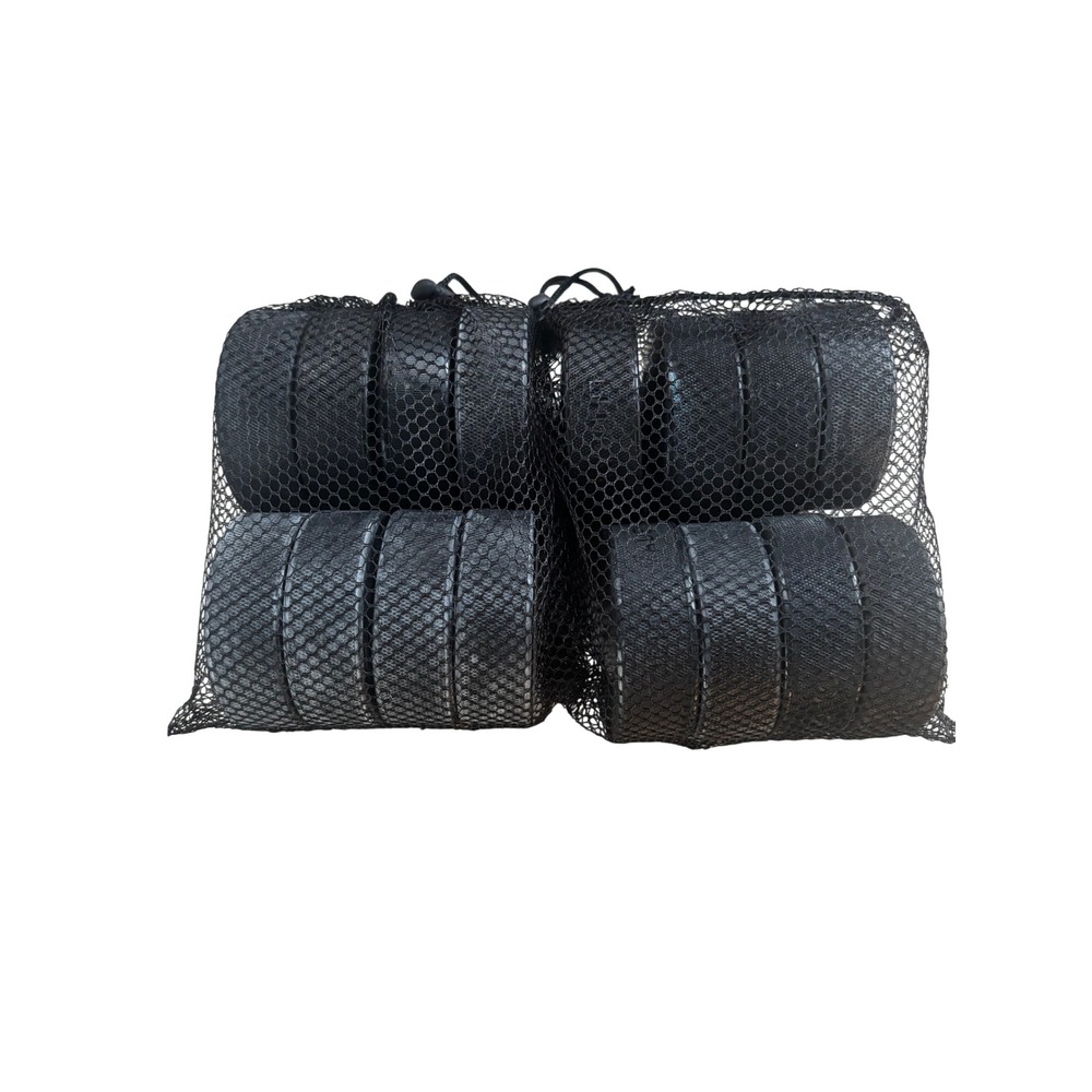 Official Ice Hockey Pucks 6 Pack Black Regulation Size For Training And Games